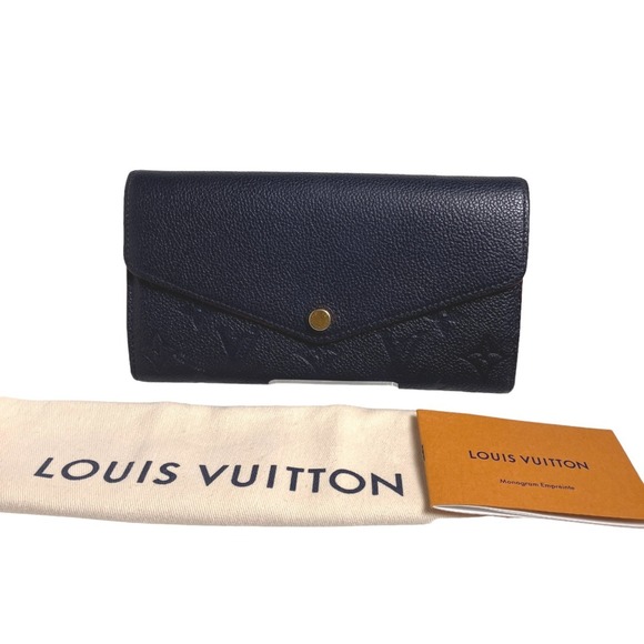 Louis Vuitton Portefeuille Sarah Empreinte Coin Purse with Card Case M62125 M...